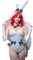 NSPSTT Hasenkostüm für Damen, DVA, Cosplay, Genshin, Imapct, Häschen, Mädchen, Anzug, sexy Cosplay-Outfits, Blau-nilou, XL