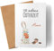 Kiddle-Design Personalisierte Osterkarte mit Namen & Text – Ostermotiv Hase & Osterei Klappkarte für Ostergrüße Karte zu Ostern Oster Grußkarte