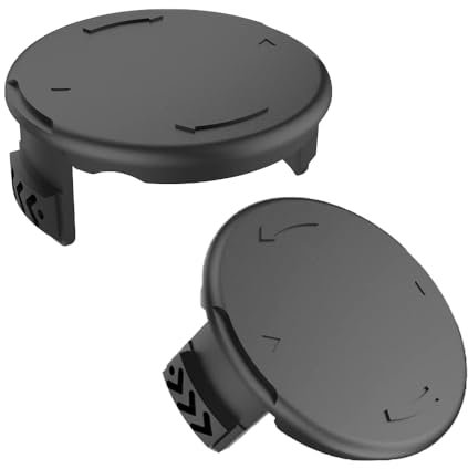 Copri Bobina,2 Pezzo Cappucci per Bosch Art 23 SL 26 SL,Decespugliatore Copertura Bobina Ricambio,Decespugliatori Coperchio per Rocchetto,Cappucci a Rocchetto