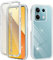 Hülle für Redmi Note 13 5G (Nicht für Note 13 4G) 360 Grad Stoßfest Schutzhülle Rundumschutz Cover Case mit Eingebautem Displayschutz Robust Durchsichtig Handyhülle für Xiaomi Redmi Note 13 5G, Clear