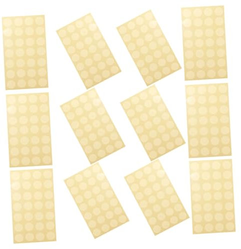 GRIRIW Selbstklebende und zur Reparatur Verstärkung von Pvc Aufkleber Lochverstärkungen für 12 Blatt mit 28 Etiketten pro Blatt Loseblatt Papier Bücher Gelochten Seiten