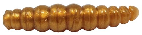 FTM Lifter Lures Larvy Cheese - 10 Gummimaden, Länge:4.5cm, Farbe:Coffee Milk