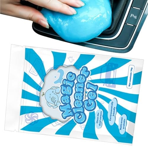 Shurzzesj Auto Cleaning Putty - Car Cleaning Gel Car Detailing Putty | Car Air Vent Dust Cleaner Car Accessories Car Cleaning Supplies Auto Detailing Tools Interior Mud Slime For Keyboard PC