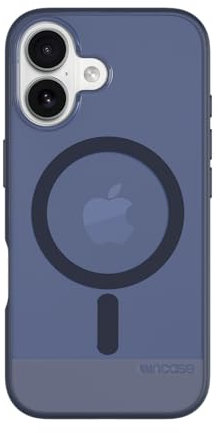 Incase Schlanke Apple Magsafe Schutzhülle für iPhone 4,6 - 2,4 m Fallschutz – ultradünne, langlebige, leichte Apple iPhone-Hülle mit integrierten Magneten für MagSafe-Laden – Deep Space Blue