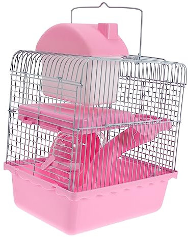 BESPORTBLE Hamsterkäfig Mit Haustierhaus Igelhütte Hamsternest Für Zwerghamster Als Versteck Und Spielplatz Für Hamster Meerschweinchen Chinchillas