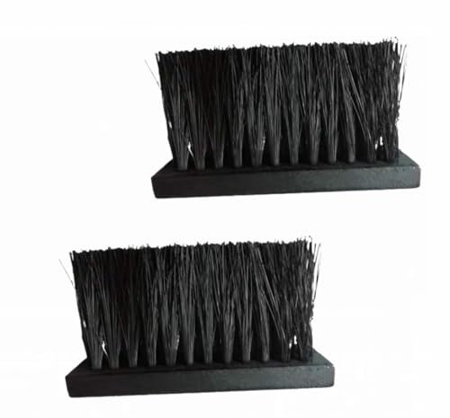 Daaxing Kaminbürsten, Ersatzbürstenkopf, Nachfüllpackung mit Holzgriff, Bürstenkopf für Kamin, Kamin, Kamin, Kamin, Kamin, Bürste für Haus und Kaminreinigung (2 Stück)