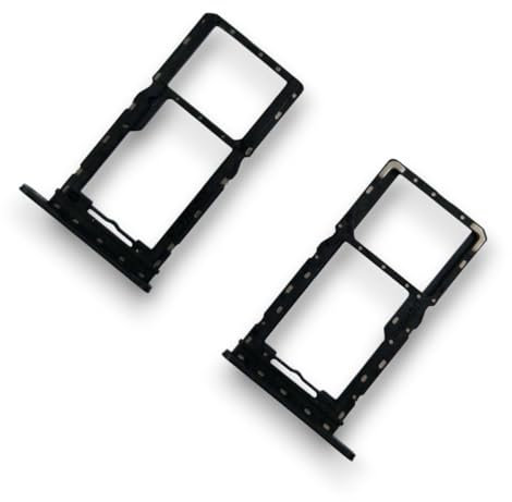 jbTec SIM-Tray/SD-Card kompatibel mit Samsung Galaxy Tab A9 - Kartenhalter Slot Schlitten Rahmen Holder, Farbe:Schwarz