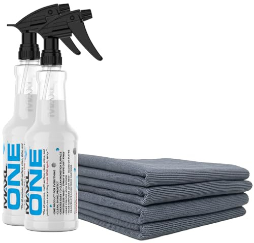 MAXL MAXLONE™ Car Spray with Triphene® All Purpose Waterless Detailer 2 Kit