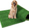 SSRIVER 100 x 150 cm, tappeto erboso artificiale per cani, erba, tappetino da allenamento riutilizzabile, per cani, interni ed esterni, tappeto erboso artificiale per cani, vasino, tappeto erboso