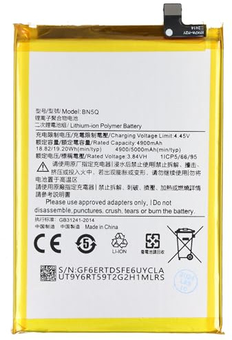 Akku kompatibel mit Xiaomi Redmi 13C, Li-Polymer, 3,84V, 5000mAh, 19,2Wh, ohne Werkzeug