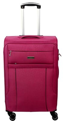 Crosstravel,Weichschalen-Koffer, Größe: M, Seattle, Burgund