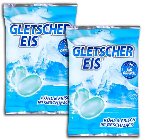 2 er Pack Gletschereis 2 x 200g Erfrischungs-Bonbons