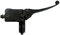 GCLANXI Pompa Freno for Moto, Cilindro Principale Anteriore, Leva Freno idraulica Destra for Moto da Cross, Pit Bike, ATV, Quad, ciclomotore, Scooter, Buggy, Go-Kart(Black)