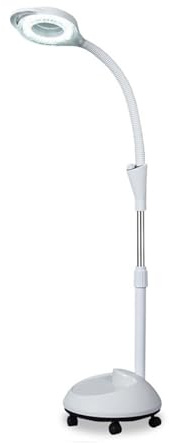 Medizinische Schattenlose Lampe Medizinische Untersuchungslampe Mobile Chirurgische Medizinische Licht Lampe LED Prüfungslampe Höhenverstellbar Achtfache Vergrößerung