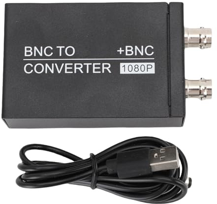 Zunate BNC auf HDMI Adapter, 1080P HD Digital Video BNC-Koaxialstecker DCDI Video Ton Konverter für Kamera, Projektor, (Nicht für HF, CVBS, AHD, TVI und CVI Signale)