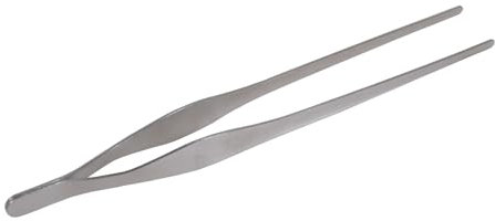 Edelstahl Grillzange 30cm Grillbesteck Küchenzange Grillzubehör Bratwurstzange