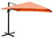 Mendler Gastronomie-Ampelschirm HWC-A96, Sonnenschirm, 3x4m (Ø5m) Polyester/Alu 26kg - terracotta