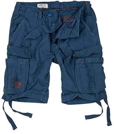 Surplus Raw Vintage Airborne Vintage Herren Cargo Shorts, Navy, S