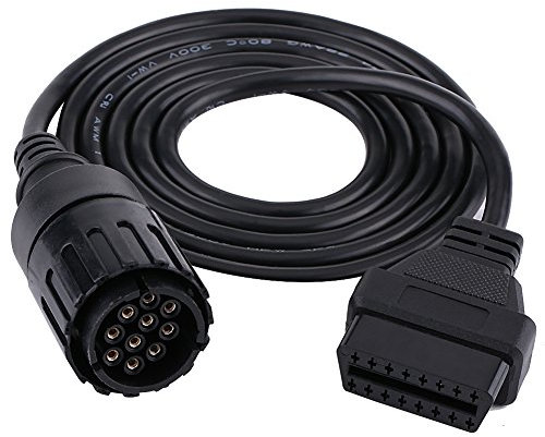 OBD2 Adapter, Motorrad Diagnosegerät, Adapterkabel für Motorrad 10 auf 16 pin, Motorrad 10 Pin zum Diagnosekabel des Steckers des 16 Pin OBD 2 Adapters