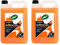 Turtle Wax Big Orange Car Shampoo & Wash 2x5L - Powerful, Fast-Rinsing, Streak-Free Car Cleaning Formula with Pleasant Orange Fragrance, Removes Dirt, Road Grime & Stains, Leaves Glossy Showroom Shine