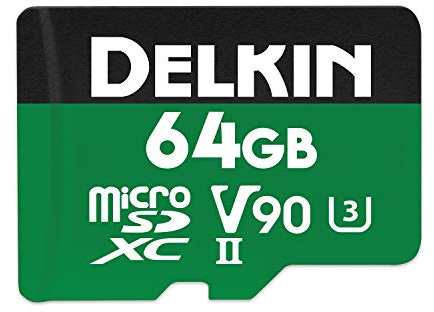 Delkin Devices 64GB POWER microSDXC UHS-II (V90) Memory Card (DDMSDG200064)