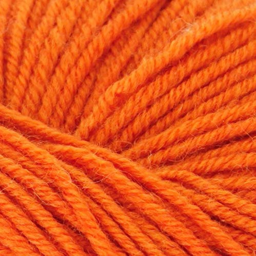 King Cole 1432638 Luxury Merino DK Orange Yarn - 140M, 50g