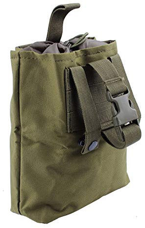 Munitionsbeutel, Taktische Molle Rollsack Dump Magazintasche Jagd Recovery Bag Drop Pouch Military Empty Shell Pouch für Outdoor Wandern Camping Jagd