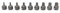 CTA Tools 5058 9 Pc. Stubby Torx Bit Set