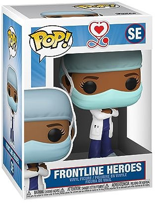 Funko POP! Heroes: Front Line Worker-Female #2 Collectible Toy - Figuras Miniaturas Coleccionables Para Exhibición - Idea De Regalo - Mercancía Oficial - Juguetes Para Niños Y Adultos