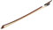 /4 Violinbogen Geigenbogen, Violin Bow Kohlefaser Runde Stick Brazilwood, 50cm