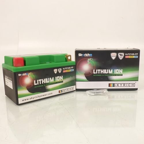 Batteria al litio Skyrich per Moto MV Agusta 800 Brutale 2013-2016 YTZ10S HJTZ10S-FP / 12V 8,6Ah