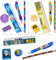 alles-meine.de GmbH 5 TLG. Set - Schreibset - Frozen - die Eiskönigin - incl. Name - Kinder - für die Schule - Vorschule/Bleistift + Lineal + Radiergummi + Spitzer + Kugels..