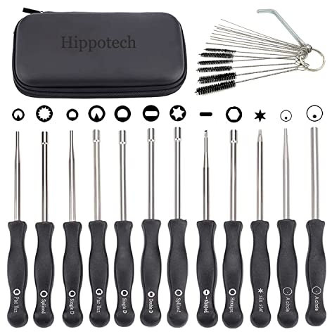 Hippotech Confezione da 12 Strumenti di Regolazione del carburatore con scredrivers Acircle per Motore Piccolo a 2 cicli per Husqvarna per STHIL per Motosega Echo Trimmer