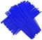 LATRAT 72 pcs 17cm Couvres Rayons Kit de Protections de Jantes de Roues de Moto Spokes Skins Set, Protège Rayon de Vélo Spoke Skins Motocross Protecteur Couvre de Rayon, Bleu