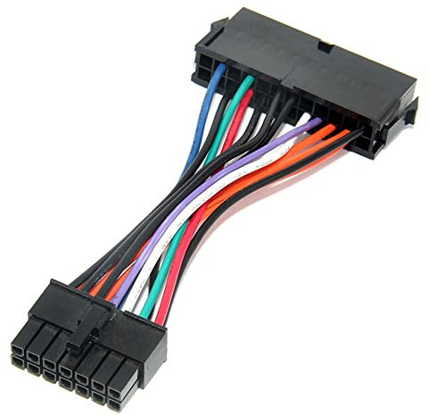 Bolwins F36S 24-Pin auf 14-Pin Stromkabel Adapter für Lenovo und Medion – 24-Pin Buchse auf 14-Pin Stecker, 13 cm, ATX Netzteil zu Motherboard Adapter
