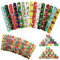 POPOYU Schnapparmband Kinder Weihnachten,30 Stück Weihnachten Armband Geburtstagsdeko Slap Armbänder Klatscharmband Wristband für Mitgebsel Kinder Weihnachten Spiels Partytütenfüller