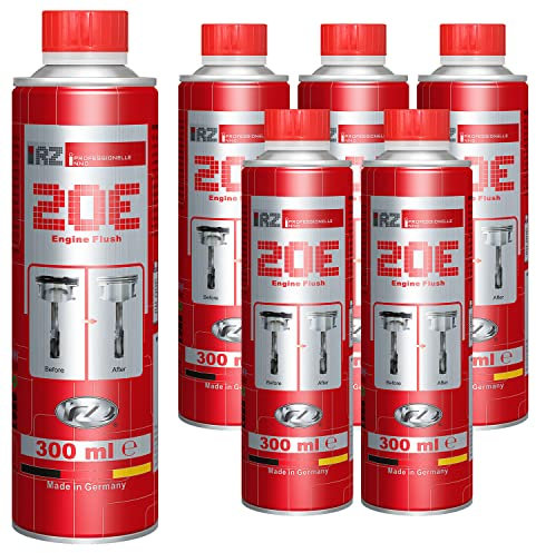 6X RZ20E Motorspülung| Motorreiniger | Ölspülung | Ölsystemreiniger | Öl Additiv | Motorclean | Engine Flush | 300 ml Dose