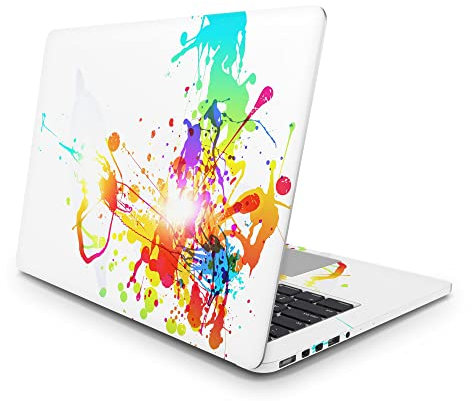 Sticker Master Abstract Splatters Laptop Vinyl Sticker Skin Cover 13 14 15 Inch Notebook Decal for MacBook Asus Acer Hp Lenovo Huawei Dell Ms Toshiba 14 inch (35x26 cm)