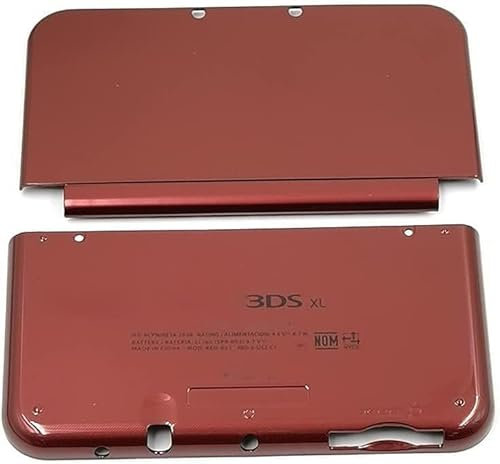 Cubierta de repuesto para placa frontal de Nintendo New 3DS LL XL (rojo)