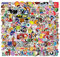 Moda Strada Adesivi, 300 PEZZI Trendy Cool Sticker Packs Adesivi per Adolescenti, Adulti, Graffiti Con Marchio