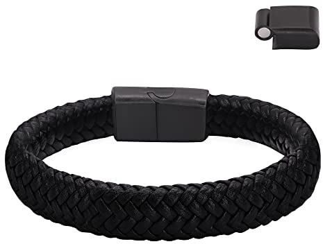 Heideman Lederarmband Herren Nelio Leder matt | Tolles Geschenk zum Vatertag für Papa oder Freund - hautfreundlich, verstellbar, alltagstauglich und lässig.
