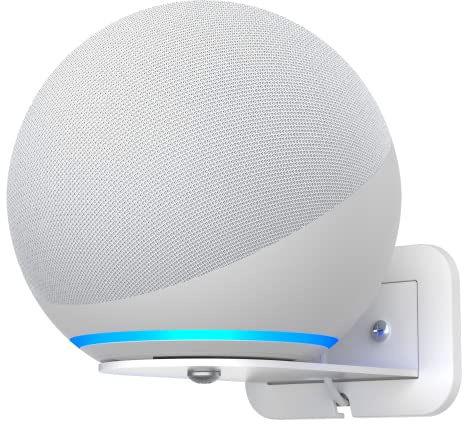 Cozycase Wandhalterung für Echo 4. Generation – Metallhalter Regalständer Zubehör (Weiß)
