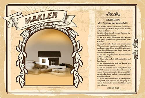 Ontrada Holzschild 20x30cm Makler Holz Schild