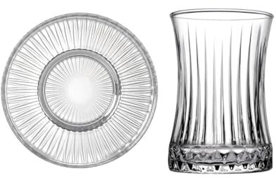 CiCi HOME FAVORI Türkische Teegläser Set Kristalloptik 12-teilig 155 ml