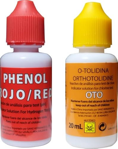 Test Kit Ph y Cloro (Otho/Phenol) (Recambio Otho y Phenol)