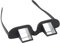 Lazy Glasses, Bed Prism Spectacles Horizontal Mirror Lazy Readers Glasses 90 Degree Prism Glasses for Laying Down Reading Watching Tv Black