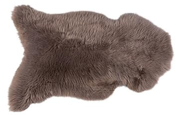 KABAJA Lammfell Echt - Teppich Flauschig - Natürliche Schaffell Cappuccino 90-100 cm - Deko Wohnzimmer Fell Decken - Weich Schaffelldecke - Schlafzimmer Lammfelle - Naturfell