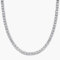 TAIPAN 4mm Tennis Chain Kette 925 Sterling Silber, 42cm - 55cm, für Silberschmuck Liebhaber, Halskette Tennis Chain (42cm)