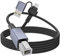 Drucker USB-Kabel, USB A und USB C zu USB-B 2.0 für MacBook Pro, USB C MIDI-Kabel, Nylon-Geflecht für Yamaha Casio Digital Piano MIDI-Controller Drucker 2 Meter