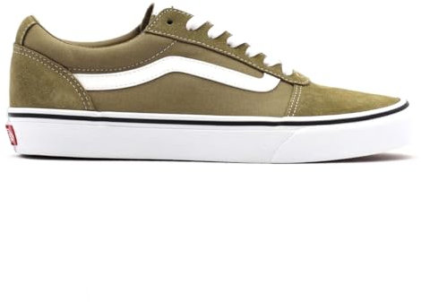 Vans Ward, Zapatillas Hombre, Suede and Olive and White, 44 EU